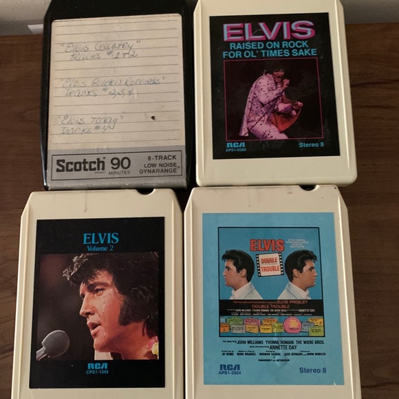 LOT OF (12) Elvis Presley 8-TRACK TAPES - Picture 3 of 4
